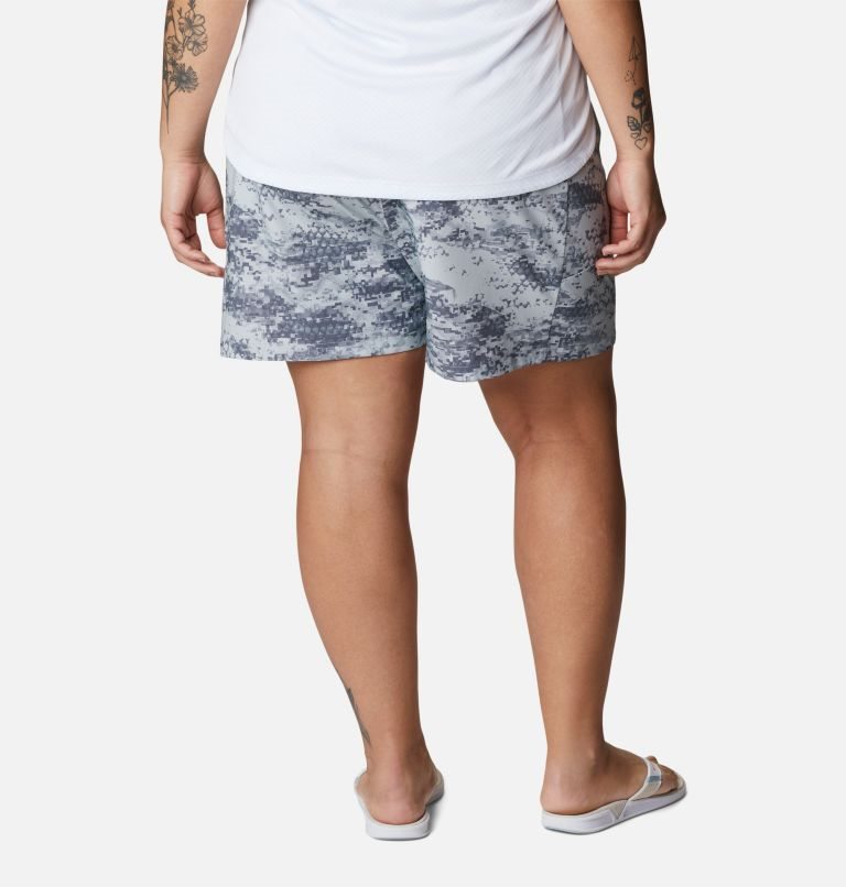 Women's Columbia PFG Tidal II Shorts Camo | Plus Size CA-AA138